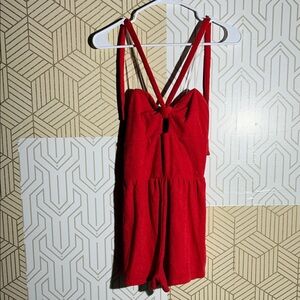 Wild Fable red romper